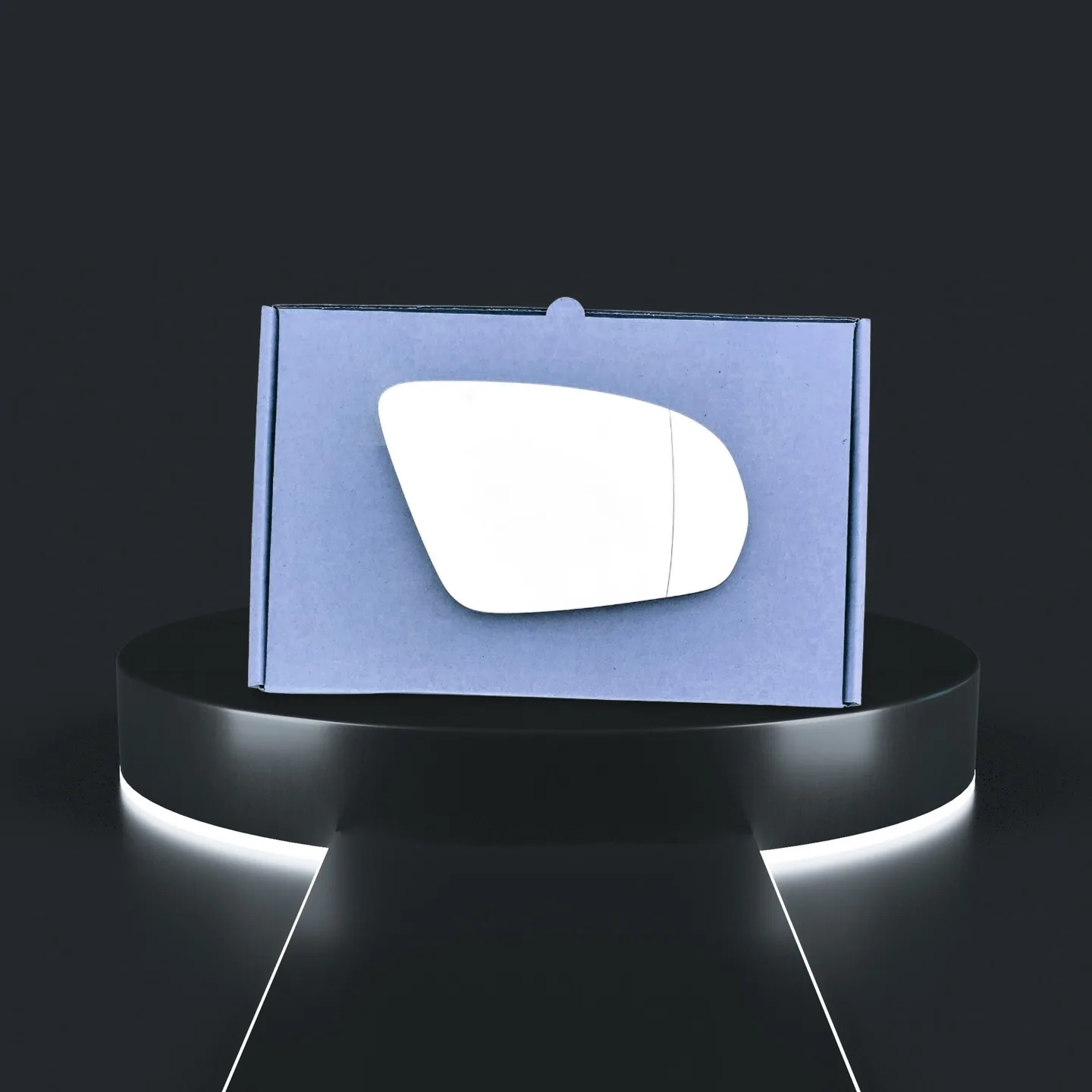 Mercedes Benz S Class Right Wide Angle Stick-on Mirror Glass (2013–2024)