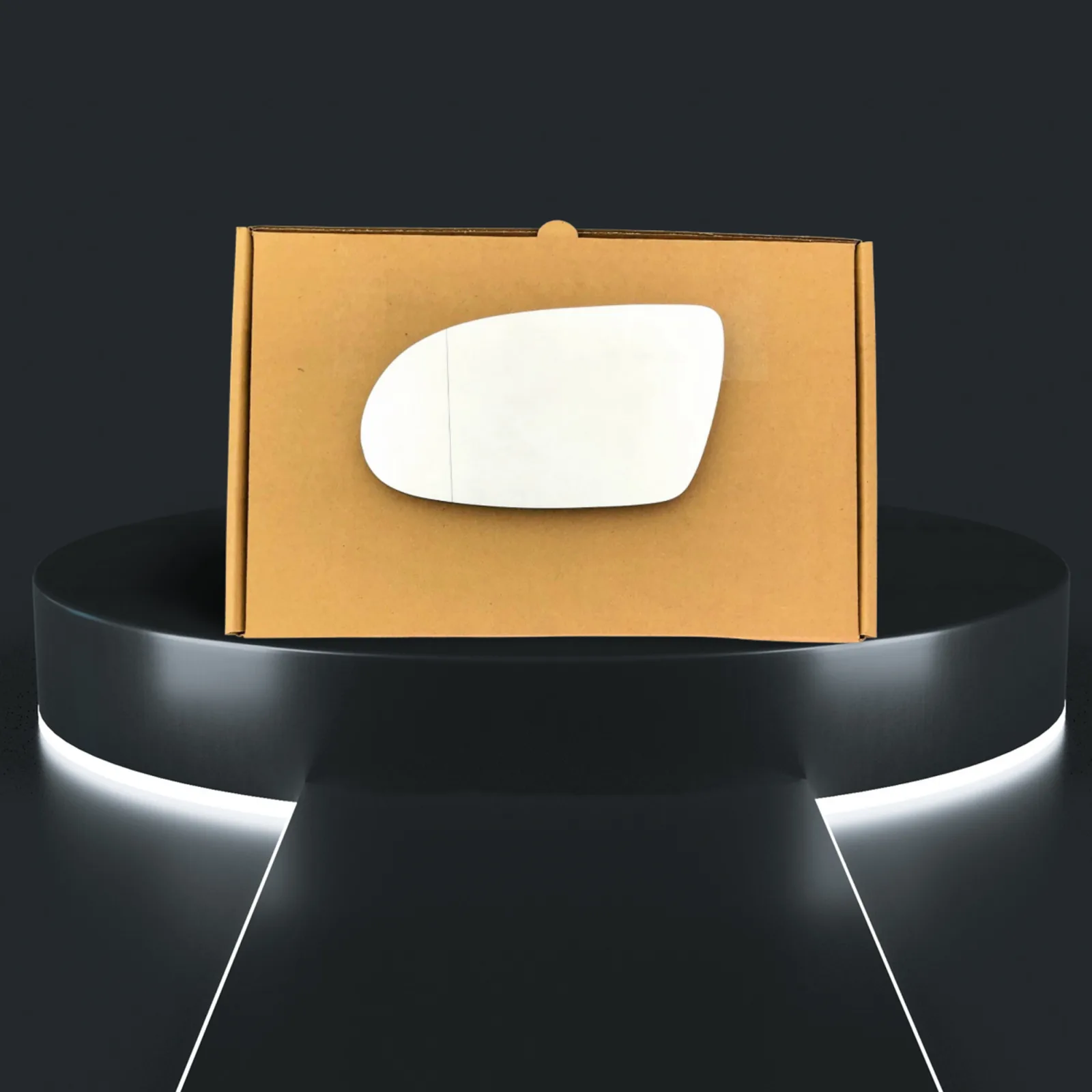 Mercedes Benz SLK Class Left Wide Angle Stick-on Mirror Glass (2003–2007)
