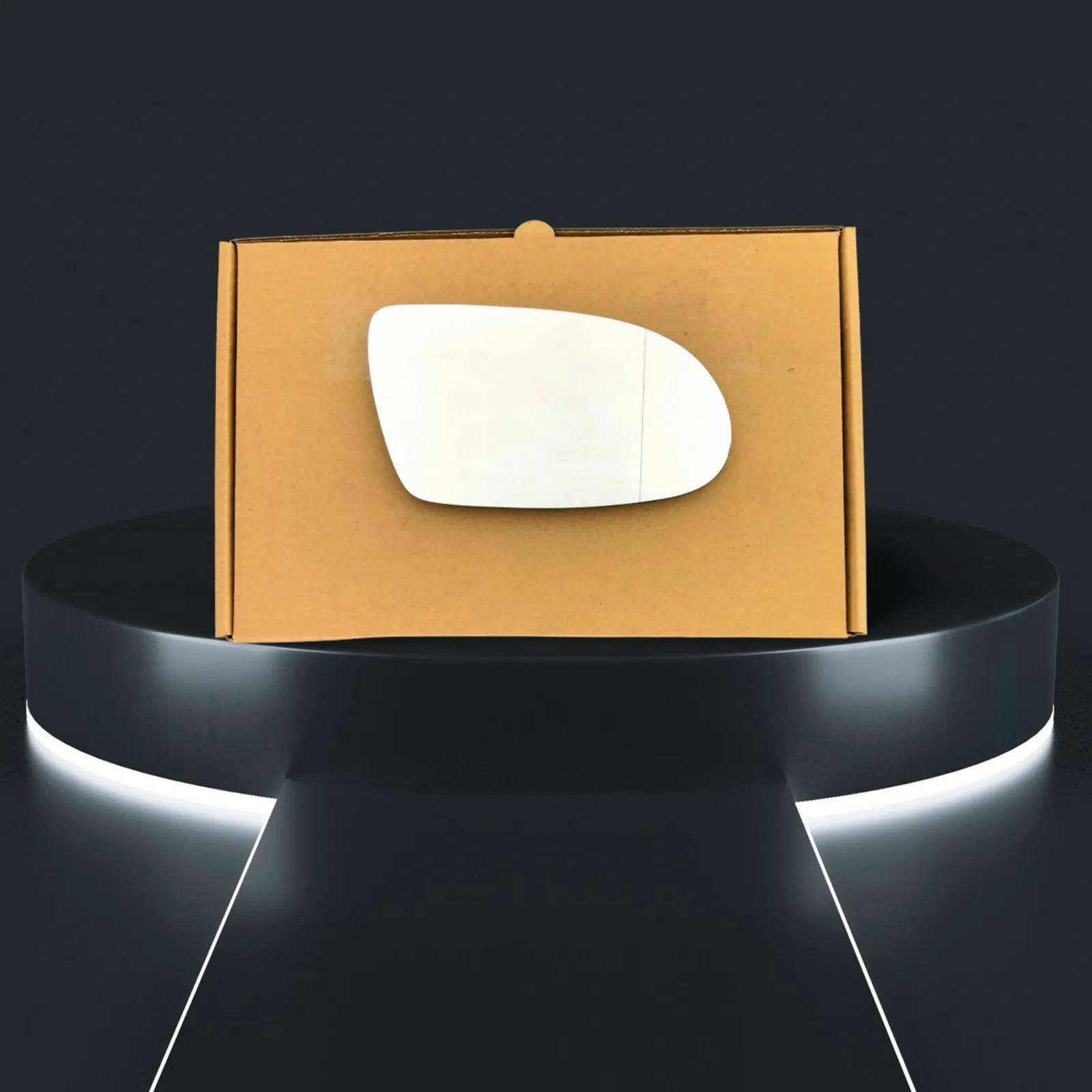 Mercedes Benz SLK Class Right Wide Angle Stick-on Mirror Glass (2003–2007)