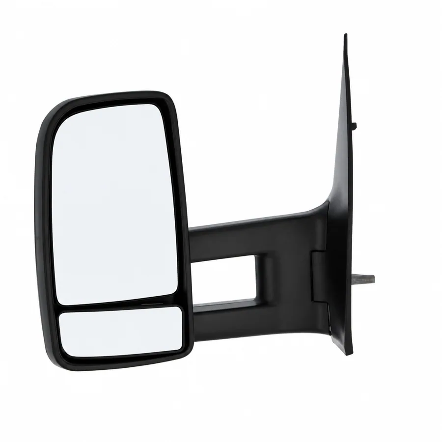 Mercedes Benz Sprinter Left Complete Mirror Unit, Black - Textured (2006–2019) — photograph 3