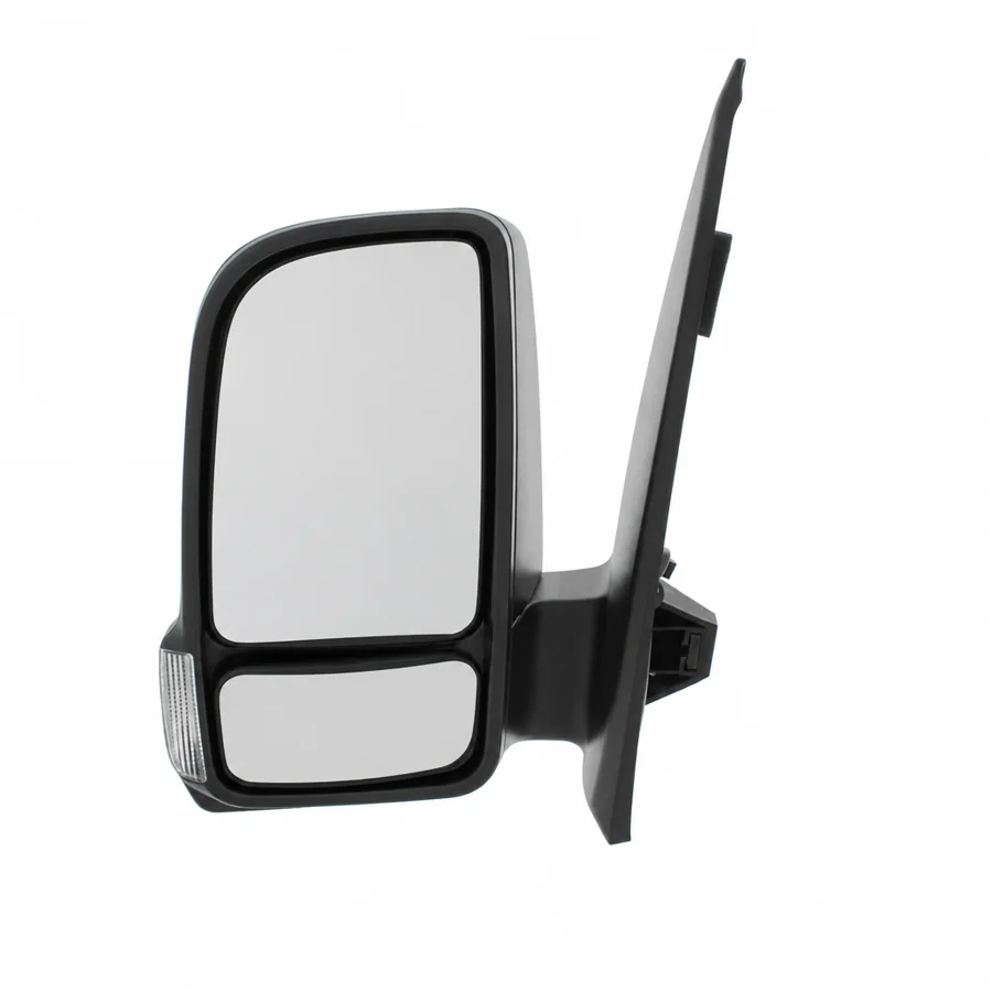 Mercedes Benz Sprinter Left Heated Electric Complete Mirror Unit, Black - Textured (2018 onwards) — photograph 2