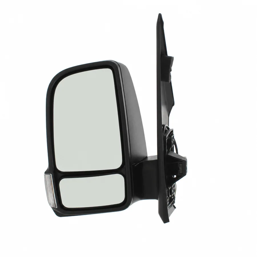 Mercedes Benz Sprinter Left Complete Mirror Unit, Black - Textured (2018 onwards) — Short Arm — photograph 2