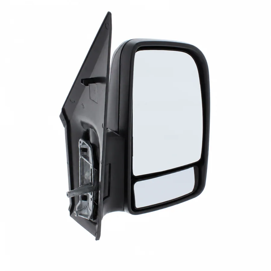 Mercedes Benz Sprinter Right Complete Mirror Unit, Black (2006–2019) — No indicator; Short Arm - Length 75mm — photograph 2