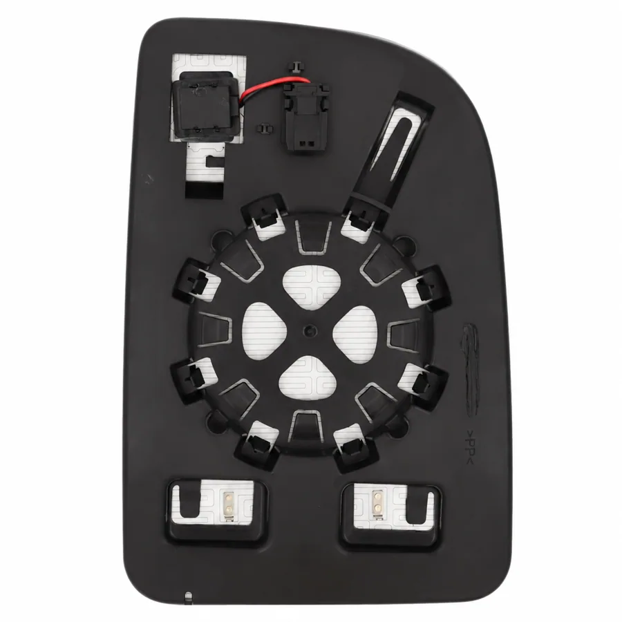 Mercedes Benz Sprinter Left Heated Convex Mirror Glass (2018 onwards) — With Blind Spot Detection Warning Light — photograph 3