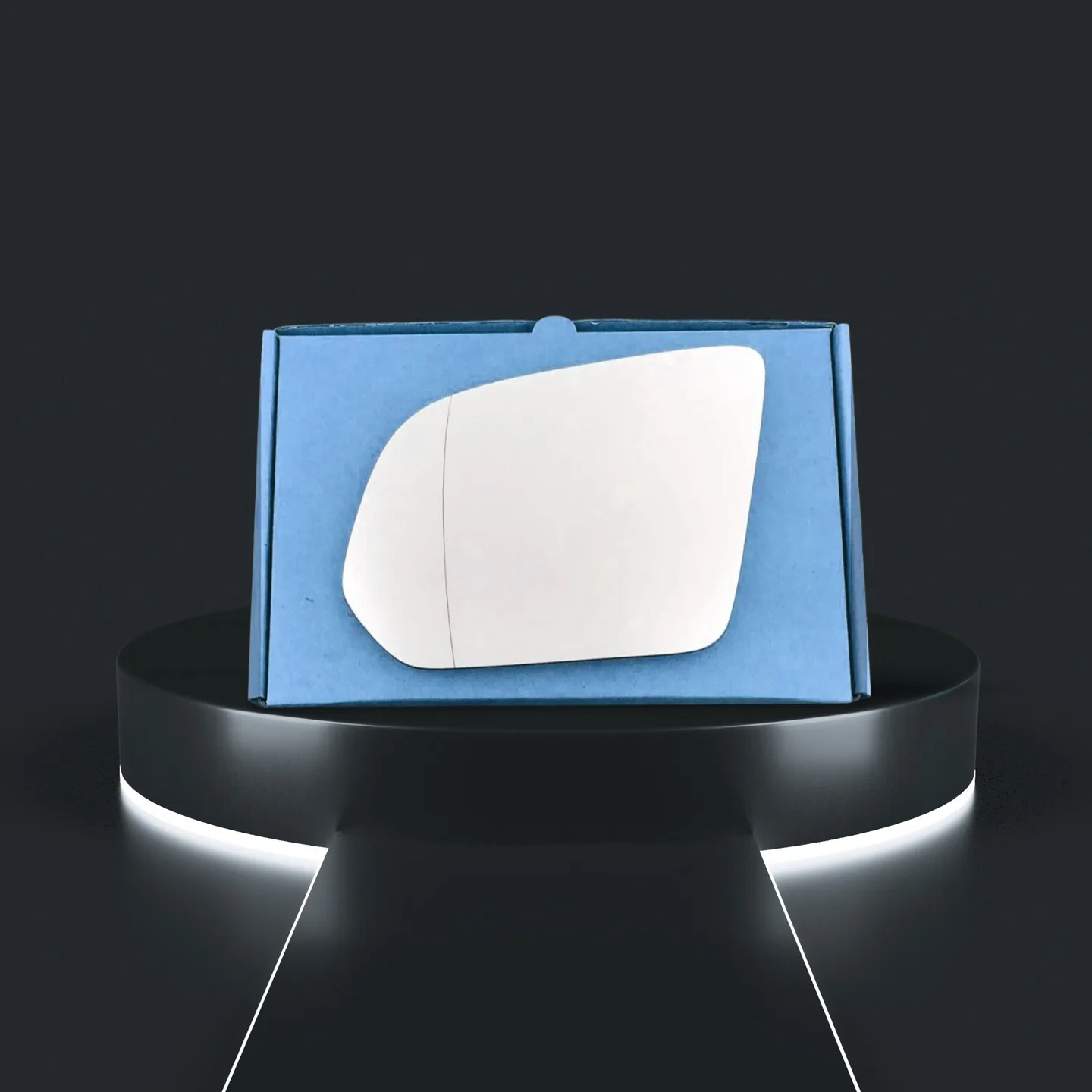 Mercedes Benz V Class Left Wide Angle Stick-on Mirror Glass (2015–2025)