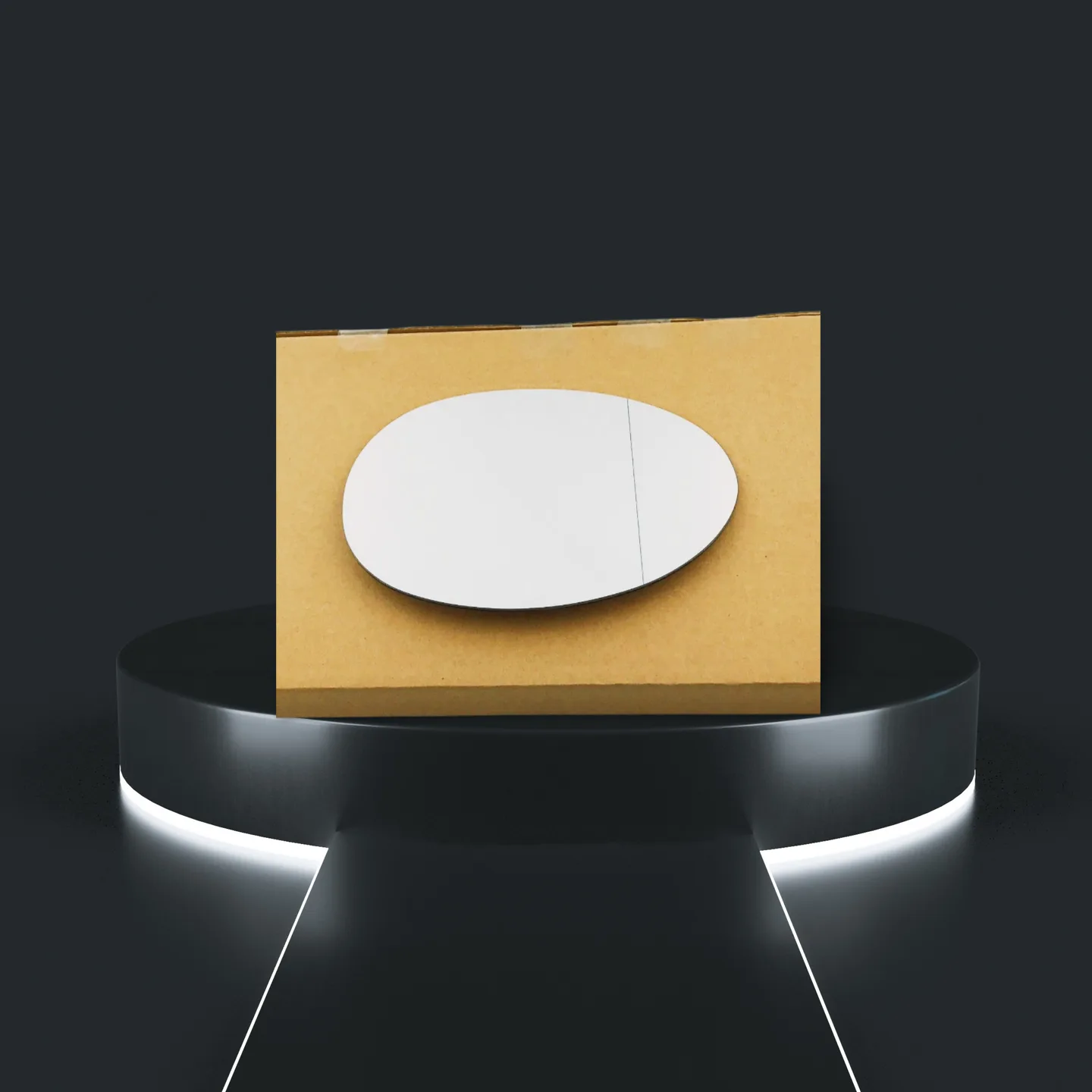 Mini Countryman Right Wide Angle Stick-on Mirror Glass (2017–2024)