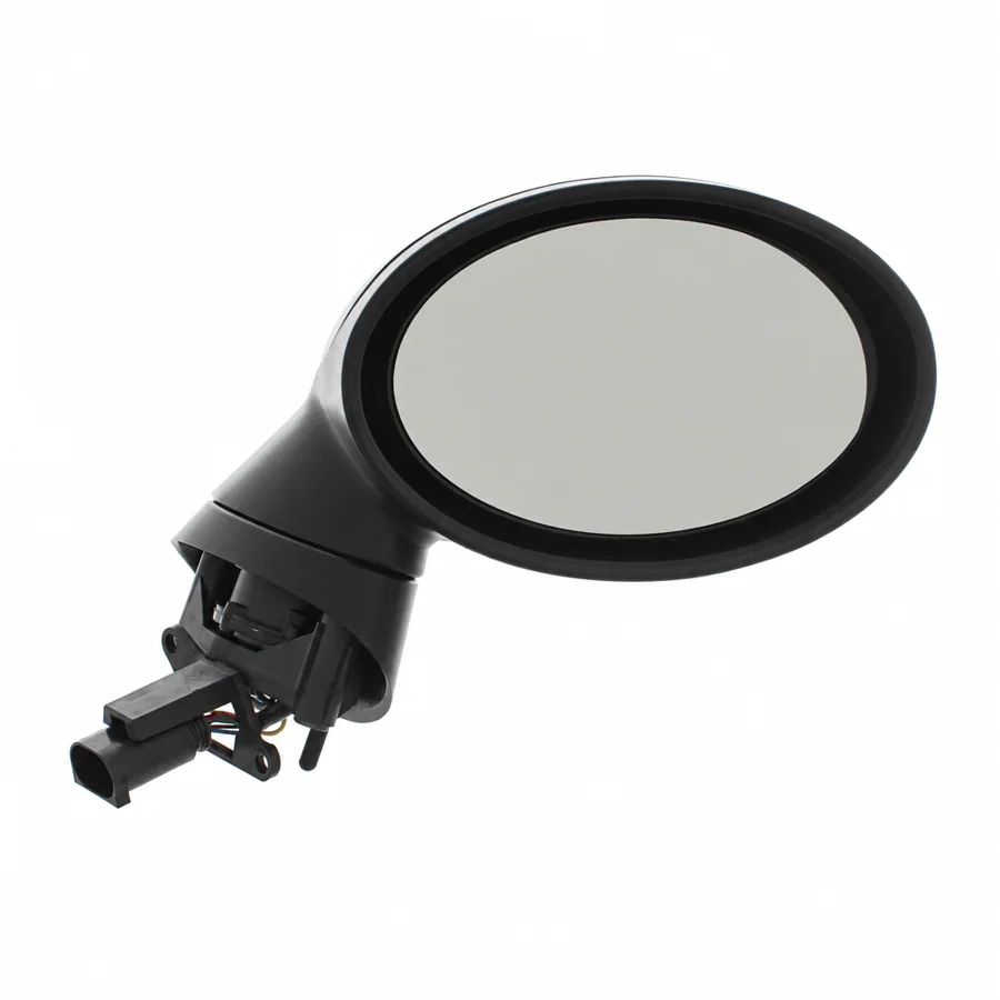Mini MINI Right Heated Power Folding Complete Mirror Unit, Paintable - Black — photograph 3