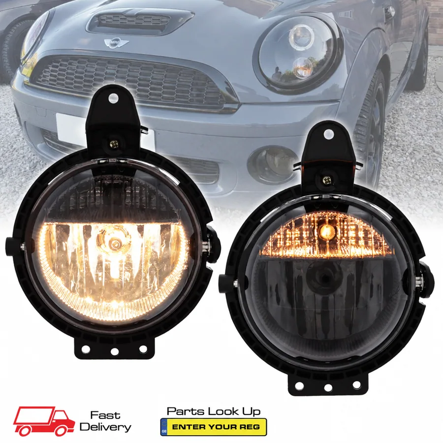 Mini MINI Left and Right Non-LED Front Fog Light and Daytime Running Light (2006–2016)