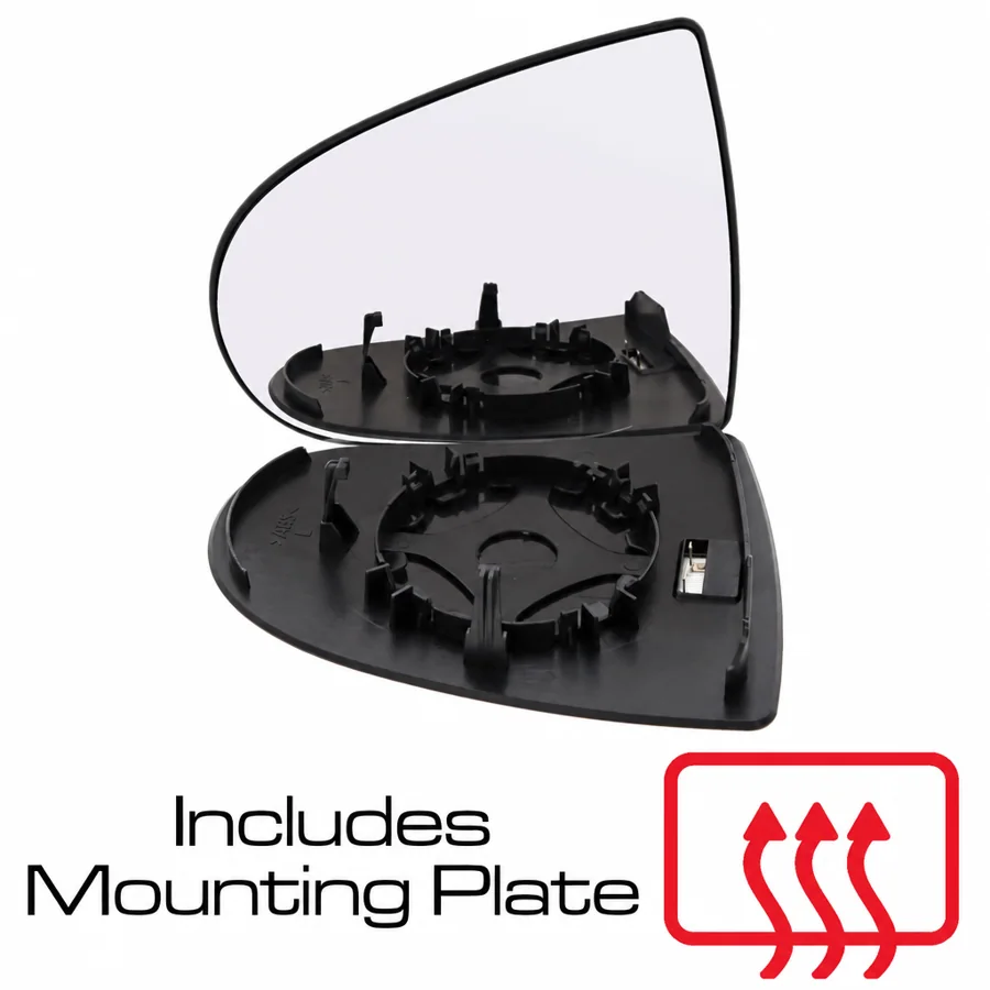 Mitsubishi Colt Left Heated Convex Mirror Glass (2004–2014)
