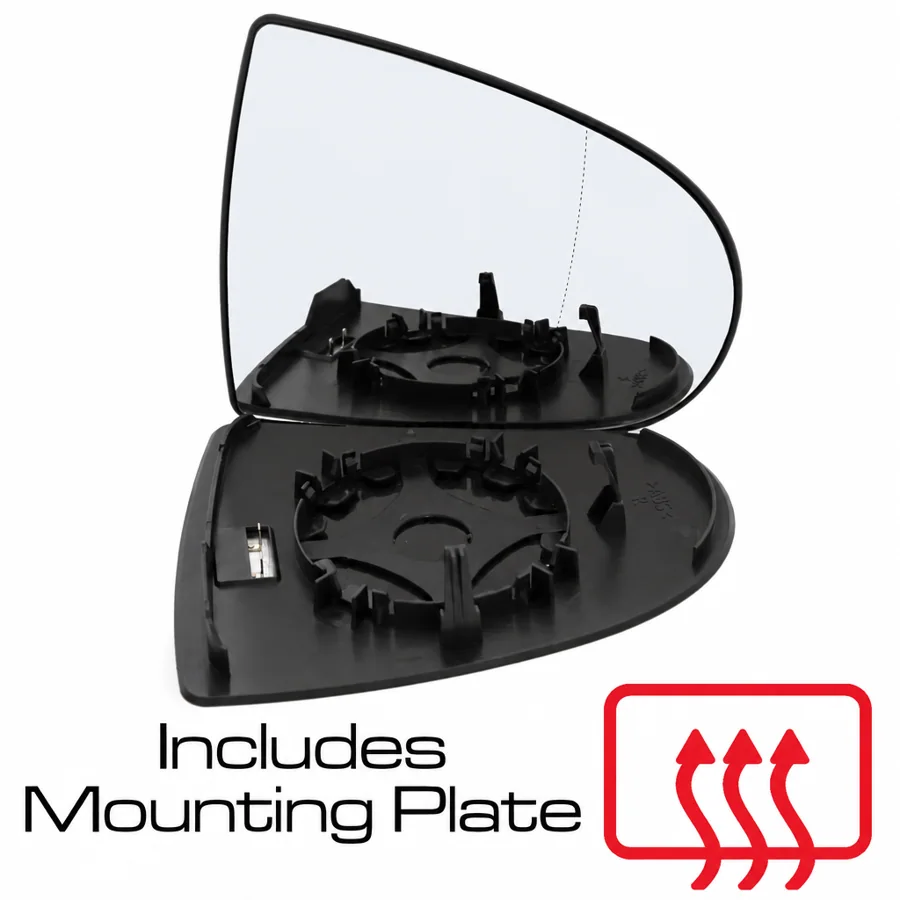 Mitsubishi Colt Right Heated Aspherical Mirror Glass (2004–2014)