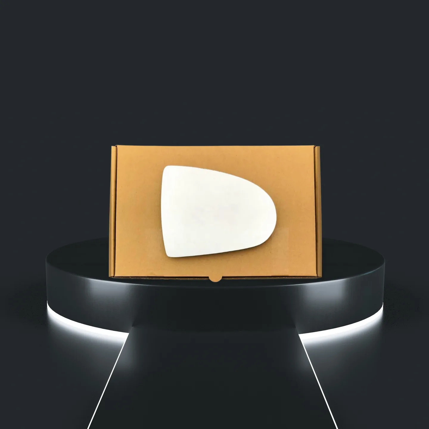 Mitsubishi Colt Right Convex Stick-on Mirror Glass (2004–2012)