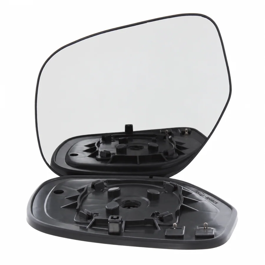 Mitsubishi Outlander Left Heated Convex Clip-on Mirror Glass (2010–2013)