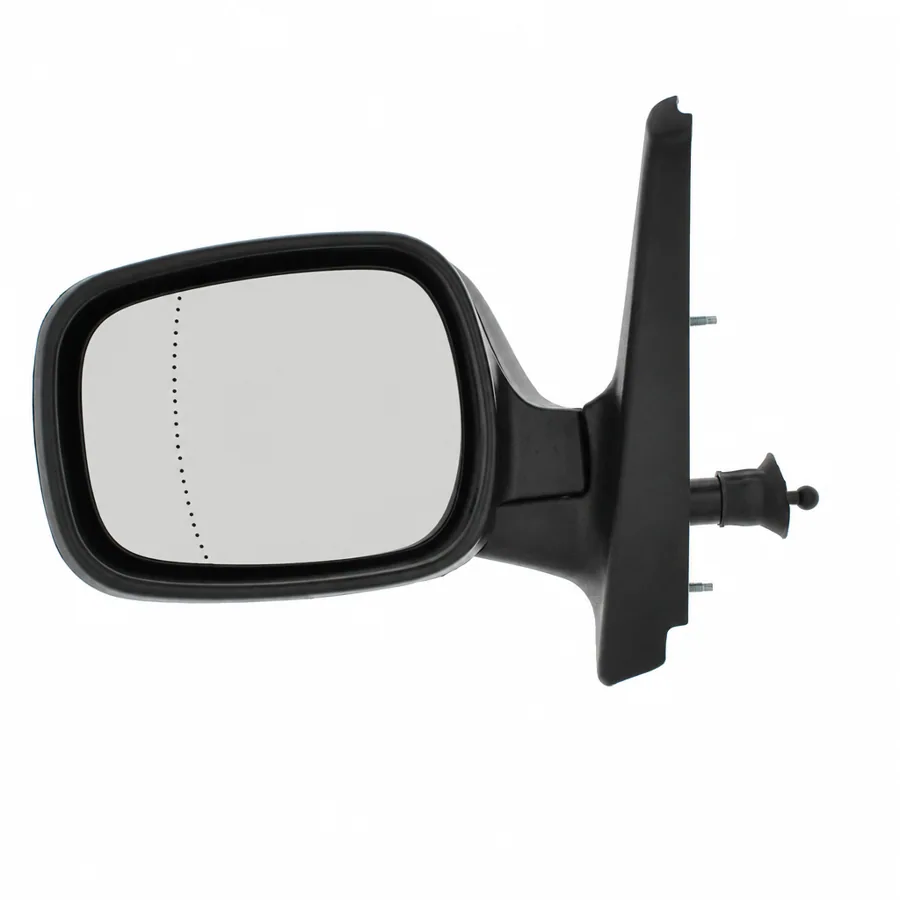 Nissan Kubistar Left Complete Mirror Unit, Black (2003–2010) — photograph 3