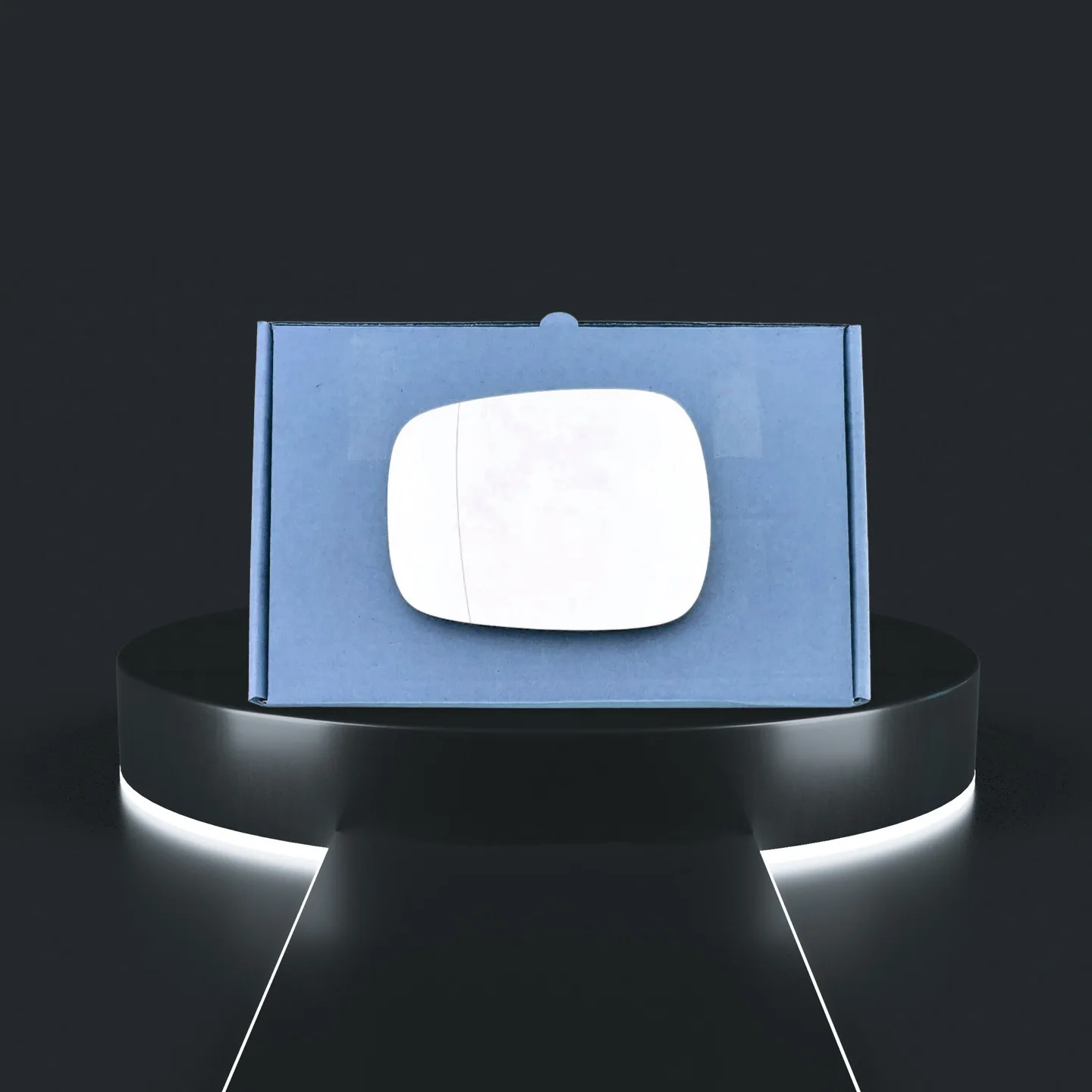 Nissan Kubistar Left Wide Angle Stick-on Mirror Glass (2003–2008)