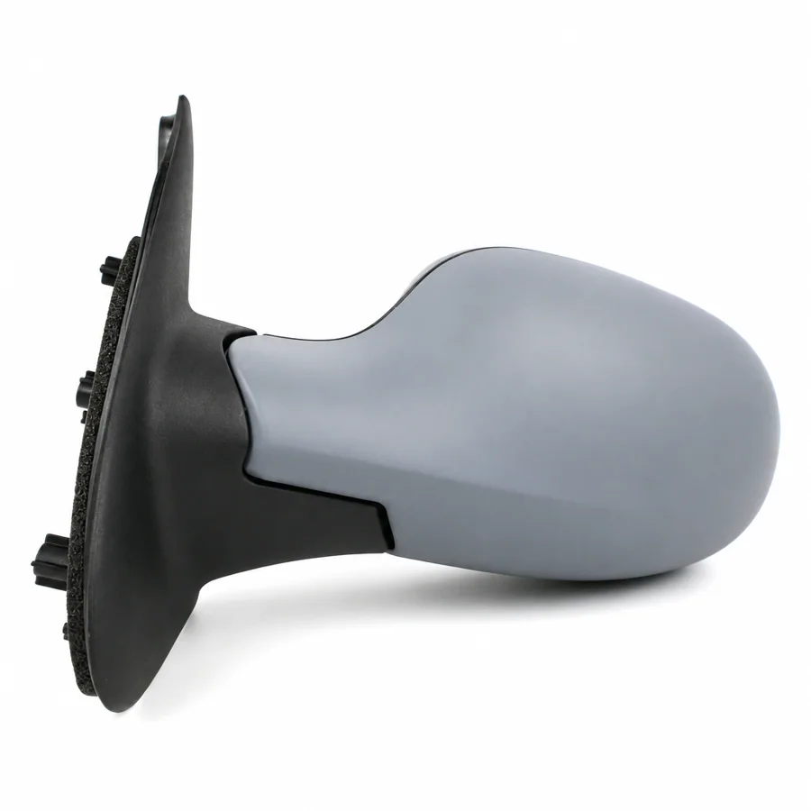 Nissan Micra Left Electric Complete Mirror Unit, Primed (2002–2009)