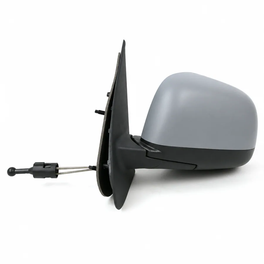 Nissan Micra Left Complete Mirror Unit, Primed (2010–2017)