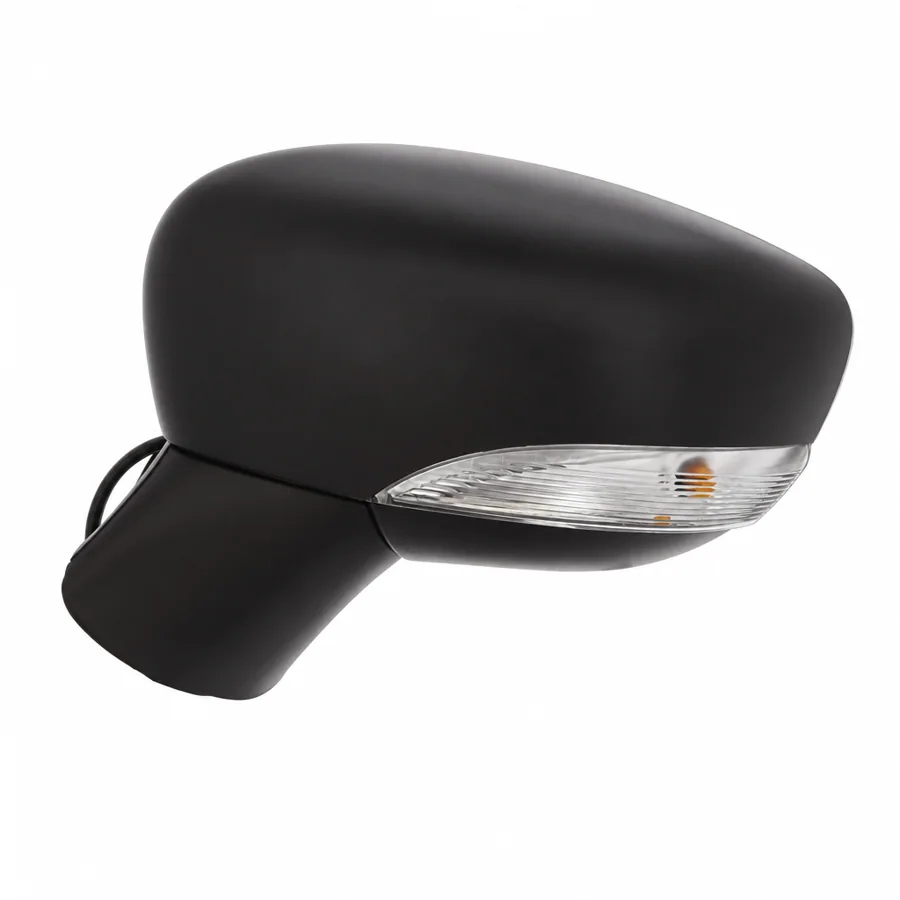 Nissan Micra Left Electric Complete Mirror Unit, Black - Textured (2017–2024)