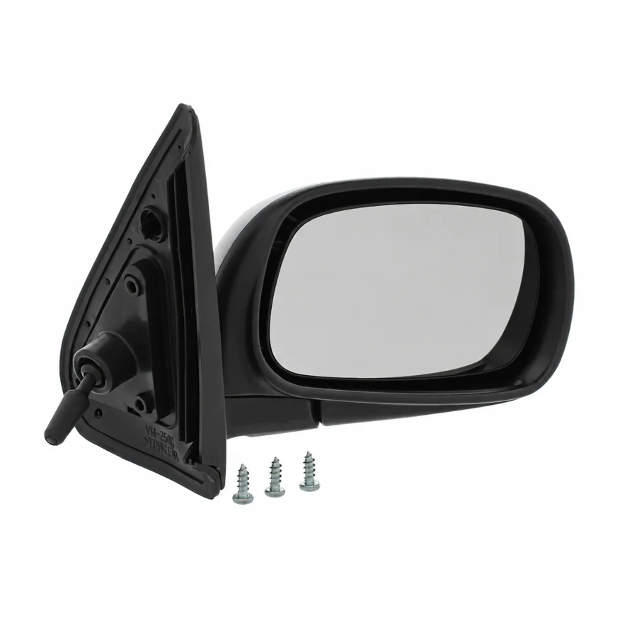 Nissan Micra Right Complete Mirror Unit, Black (1993–2003) — photograph 3