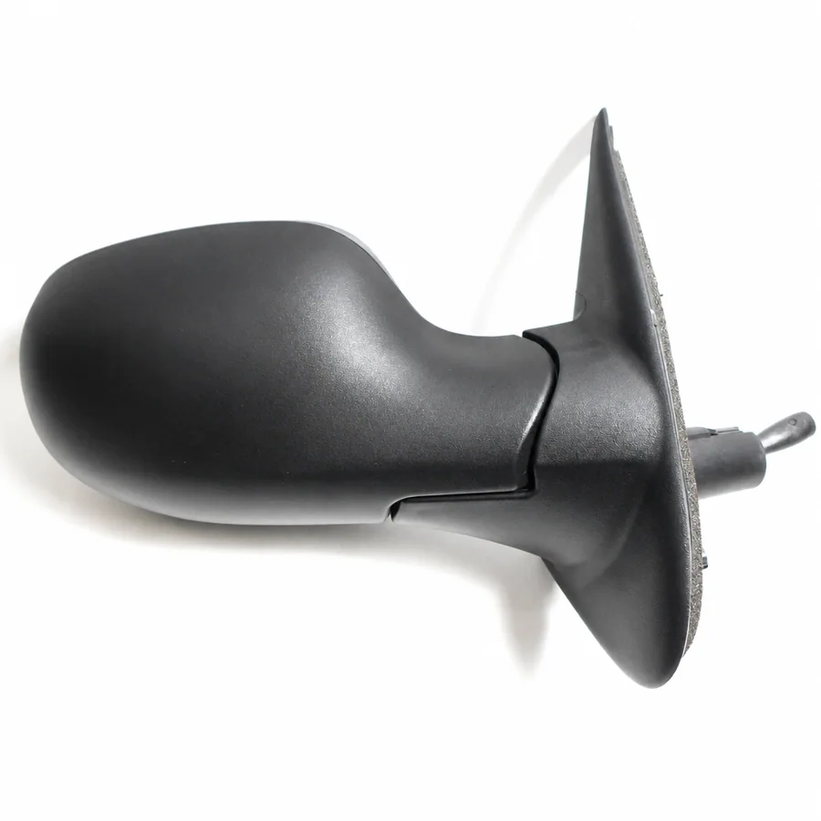 Nissan Micra Right Complete Mirror Unit, Black (2002–2009)
