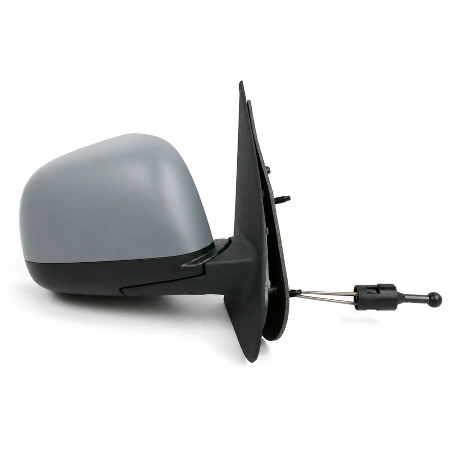 Nissan Micra Right Complete Mirror Unit, Primed (2010–2017)