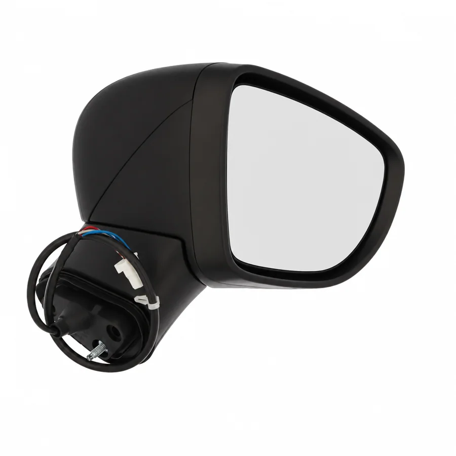 Nissan Micra Right Electric Complete Mirror Unit, Black - Textured (2017–2024) — photograph 2