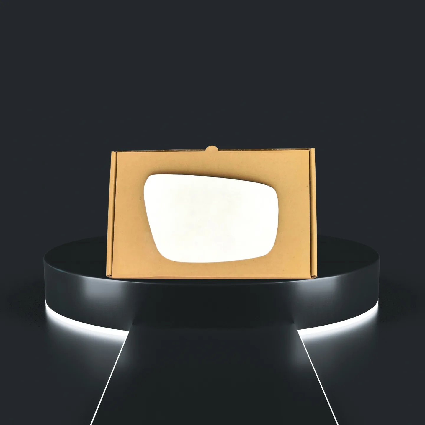 Nissan Navara Right Convex Stick-on Mirror Glass (2005–2007)