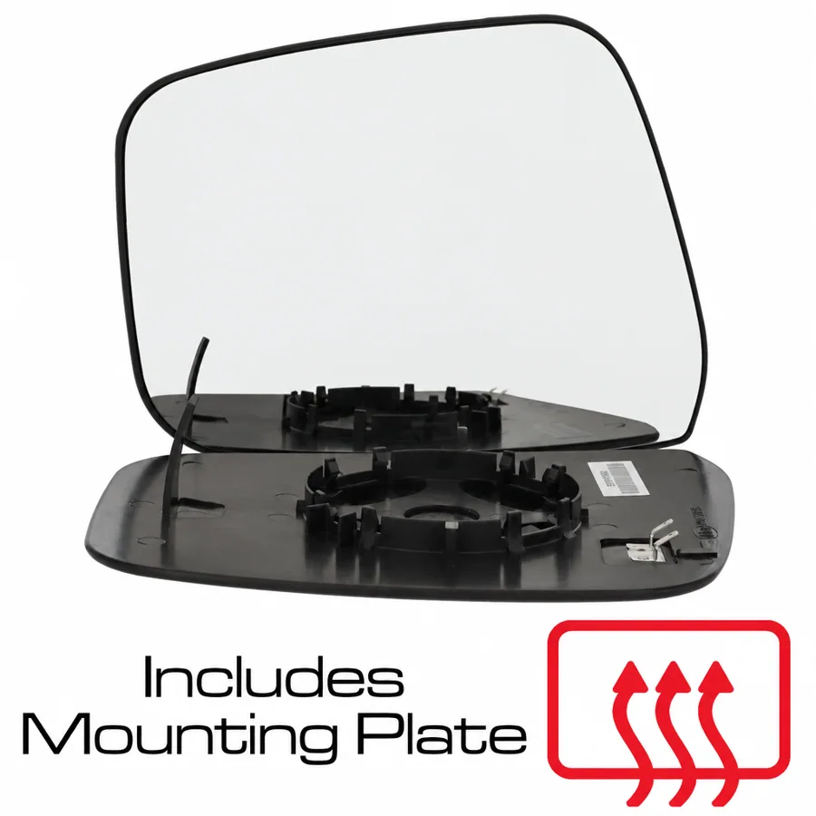 Nissan Pathfinder Left Heated Convex Mirror Glass (2008–2015)