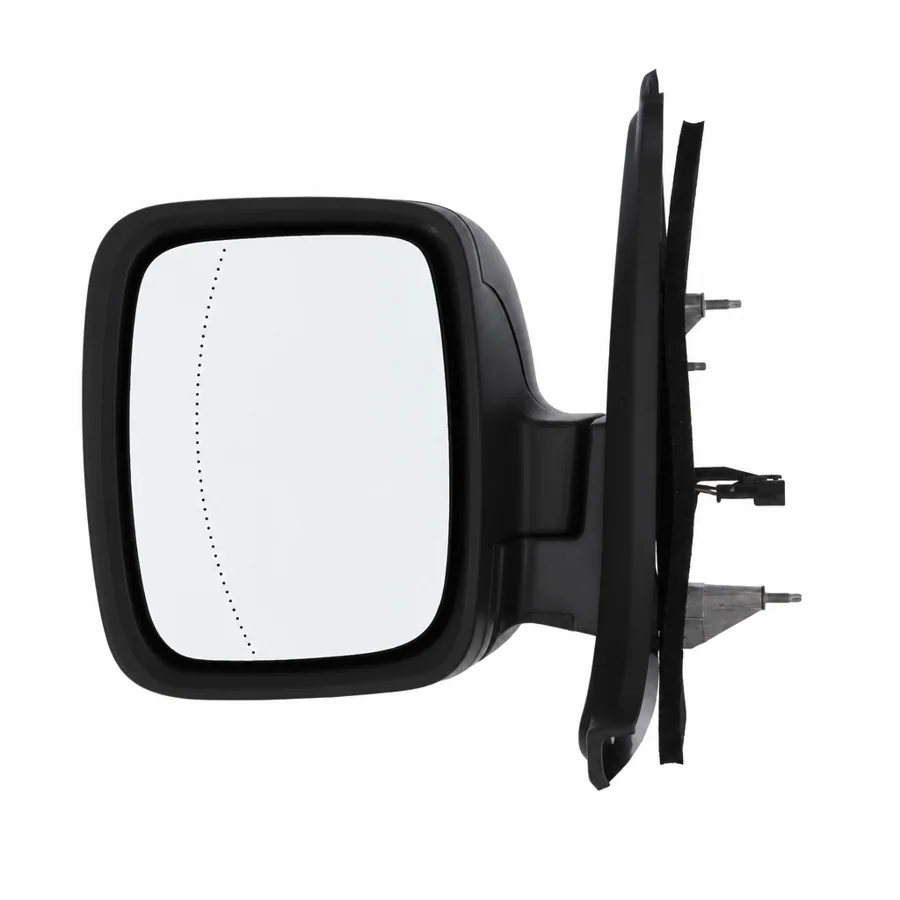 Nissan Primastar Left Heated Electric Complete Mirror Unit, Black - Textured (2022 onwards) — photograph 2