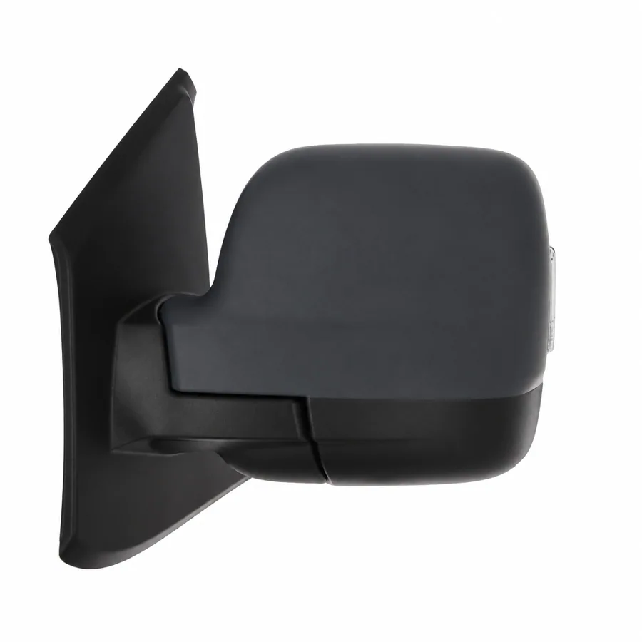 Nissan Primastar Left Heated Power Folding Complete Mirror Unit, Primed (2022 onwards) — Aspherical Glass, 12 Hole 9 Pin Connector