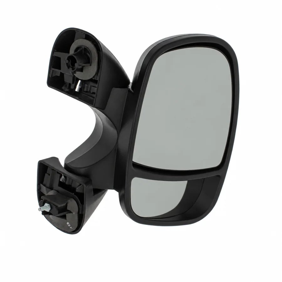 Nissan Primastar Right Complete Mirror Unit, Black (2002–2015) — photograph 3
