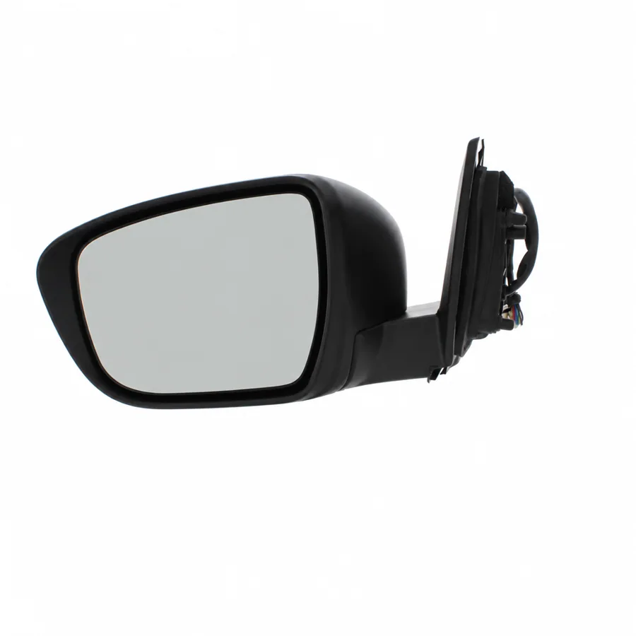 Nissan Qashqai Left Heated Power Folding Complete Mirror Unit, Paintable - Black (2013–2022) — photograph 2