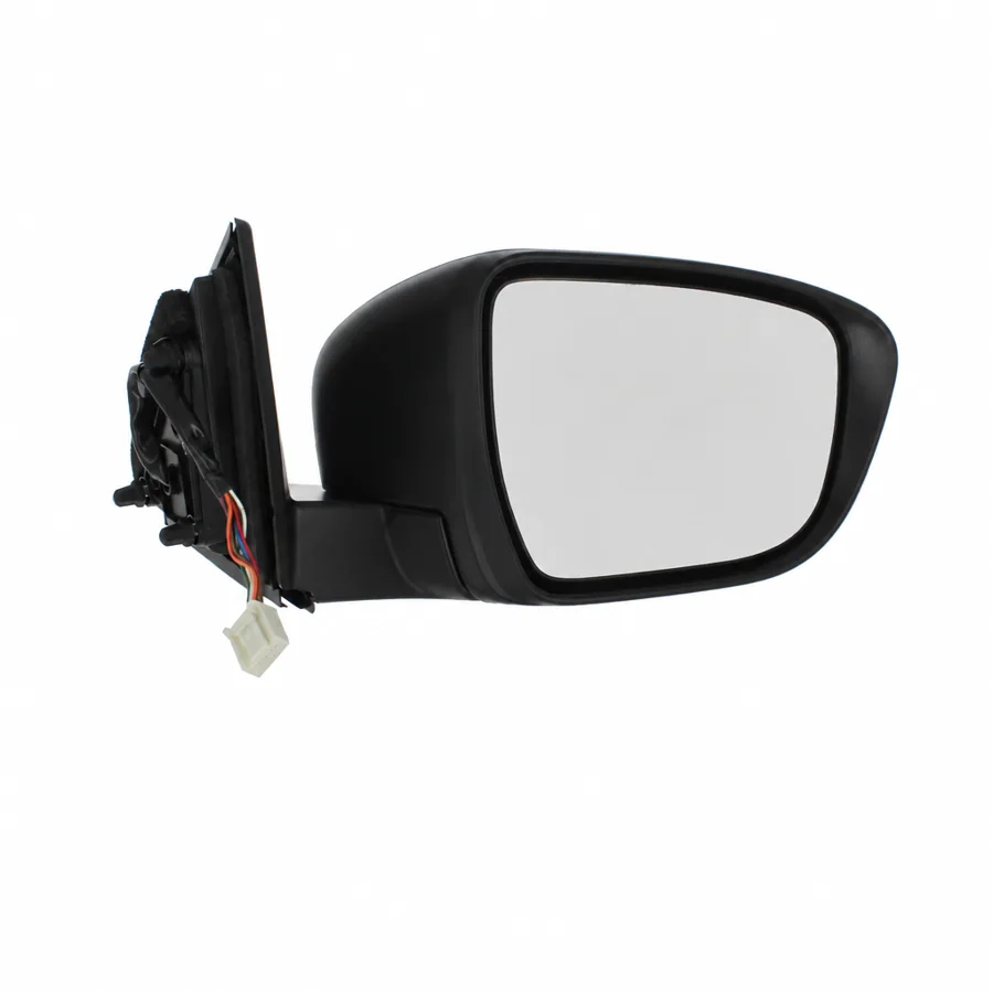 Nissan Qashqai Right Heated Power Folding Complete Mirror Unit, Paintable - Black (2013–2022) — photograph 2