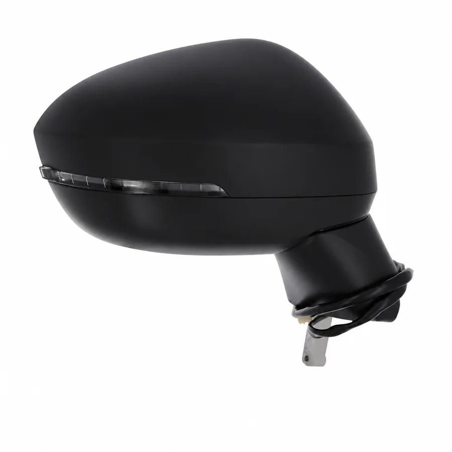 Nissan Qashqai Right Heated Electric Complete Mirror Unit, Primed (2021 onwards)