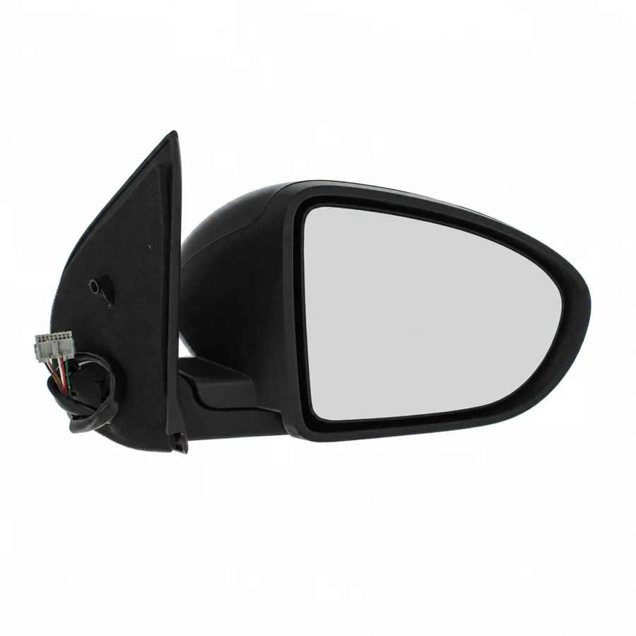 Nissan Qashqai+2 Right Heated Electric Complete Mirror Unit, Paintable - Black (2008–2014) — photograph 3