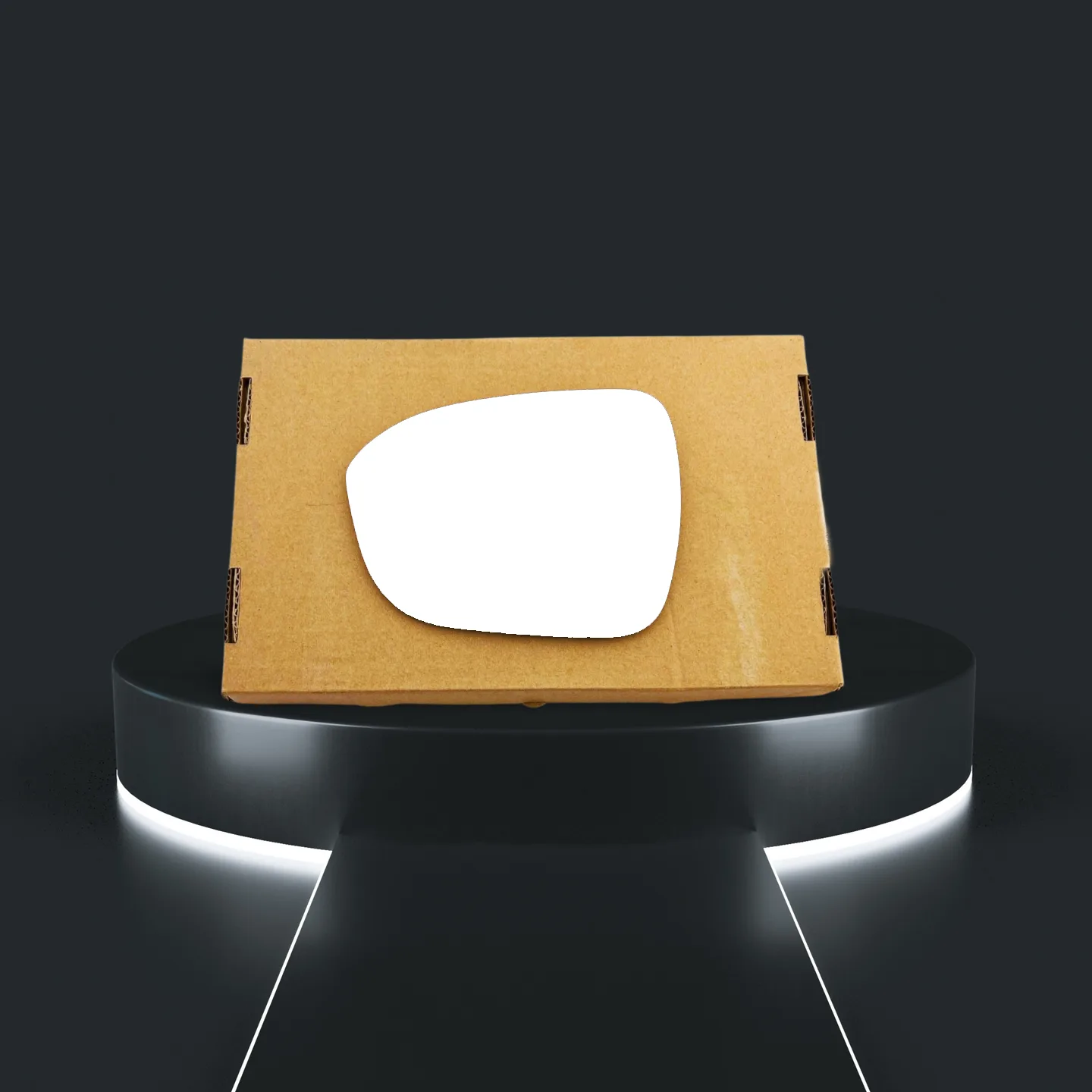 Nissan Qashqai Left Convex Stick-on Mirror Glass (2022 onwards)