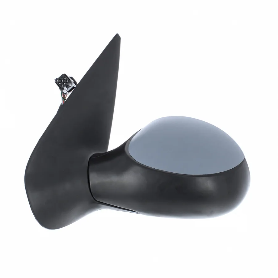 Peugeot 206 Left Heated Electric Complete Mirror Unit, Primed (1998–2009)