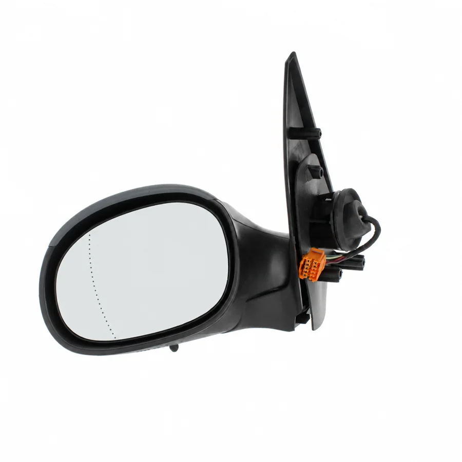 Peugeot 206 Left Heated Electric Complete Mirror Unit, Primed (2000–2007) — photograph 3