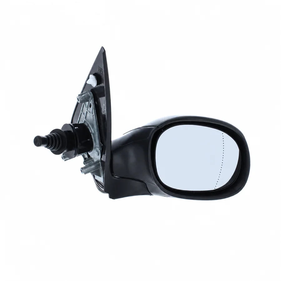 Peugeot 206 Right Complete Mirror Unit, Black (1998–2009) — photograph 2