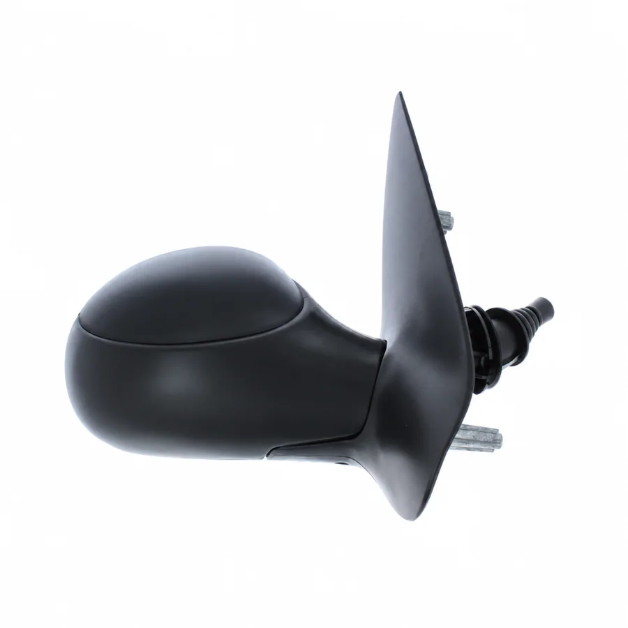 Peugeot 206 Right Complete Mirror Unit, Black (1998–2009)