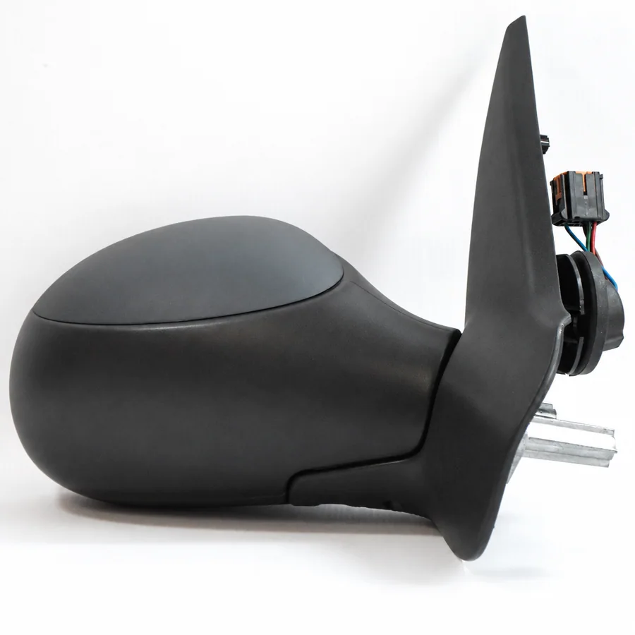 Peugeot 206 Right Heated Electric Complete Mirror Unit, Primed (2000–2007)