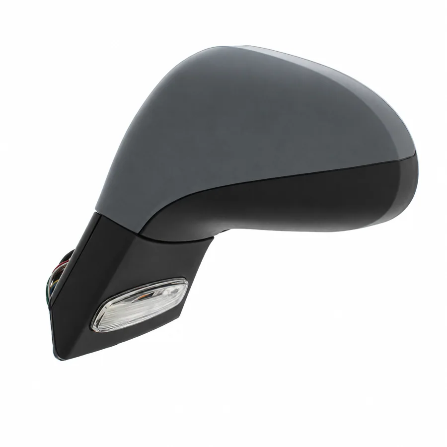 Peugeot 207 Left Heated Electric Complete Mirror Unit, Primed (2006–2015) — photograph 2