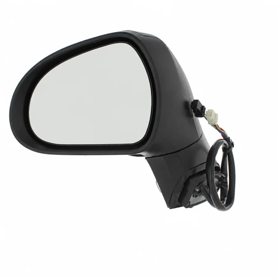 Peugeot 207 Left Heated Power Folding Complete Mirror Unit, Primed (2006–2015) — photograph 3