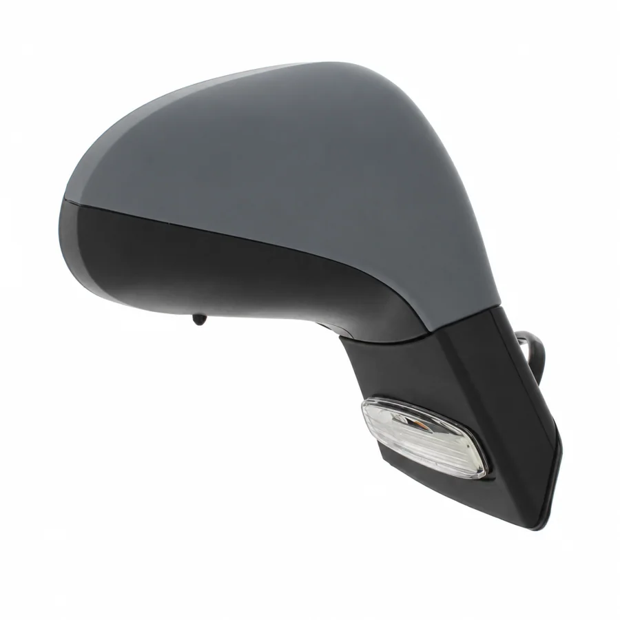 Peugeot 207 Right Heated Electric Complete Mirror Unit, Primed (2006–2015) — photograph 2