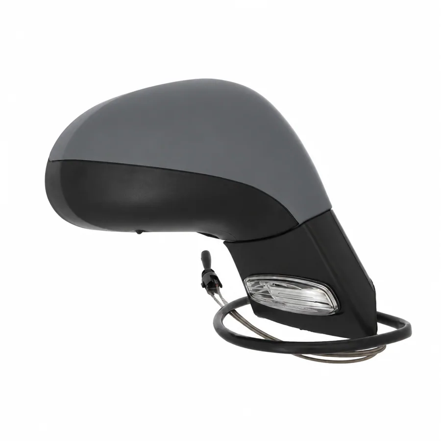 Peugeot 207 Right Complete Mirror Unit, Primed (2006–2015) — photograph 2