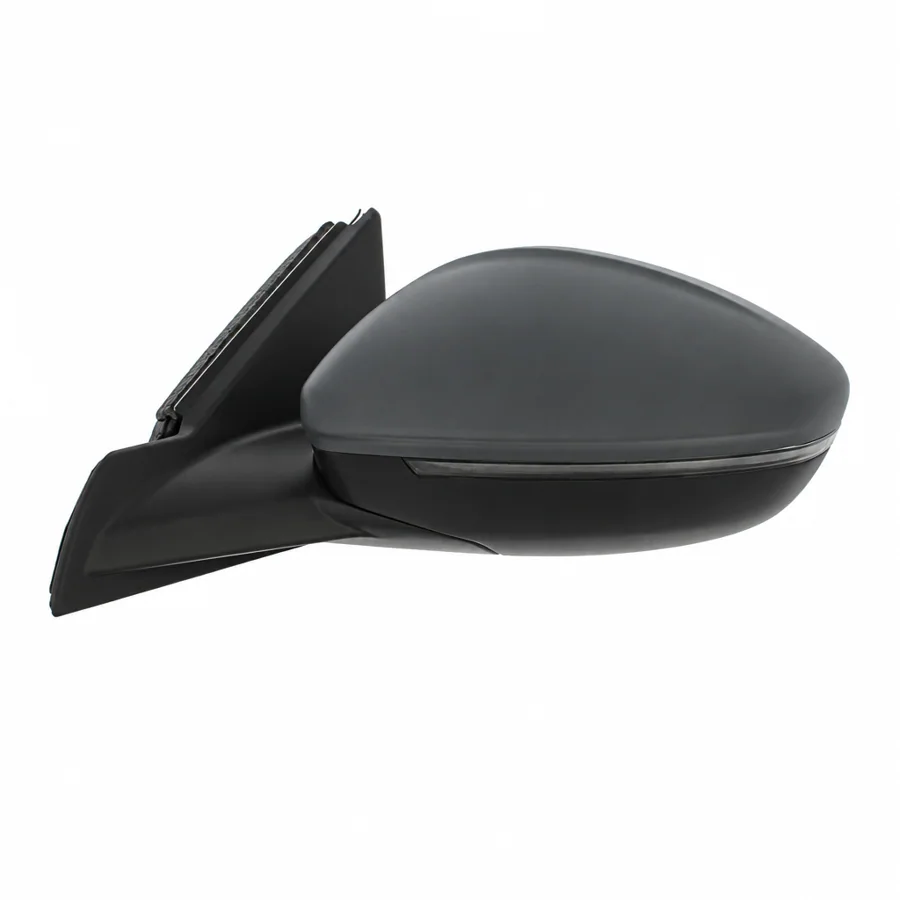 Peugeot 208 Left Heated Power Folding Complete Mirror Unit, Primed (2019 onwards)
