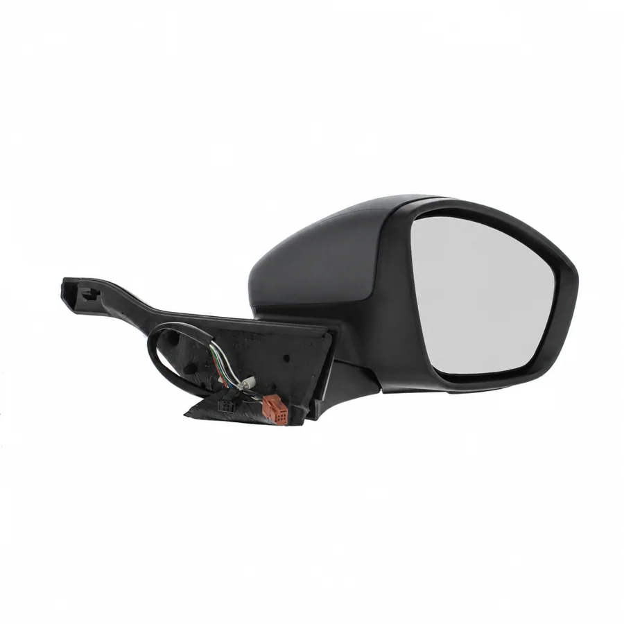 Peugeot 208 Right Heated Electric Complete Mirror Unit, Primed (2012–2019) — photograph 3