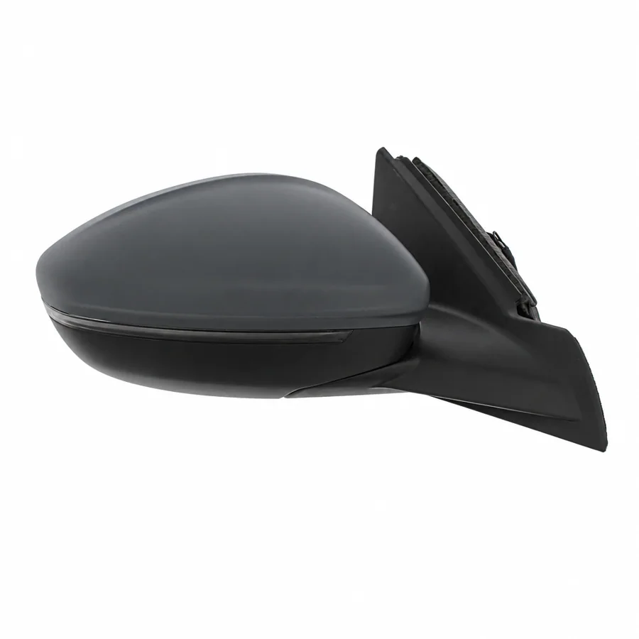 Peugeot 208 Right Heated Power Folding Complete Mirror Unit, Primed (2019 onwards)