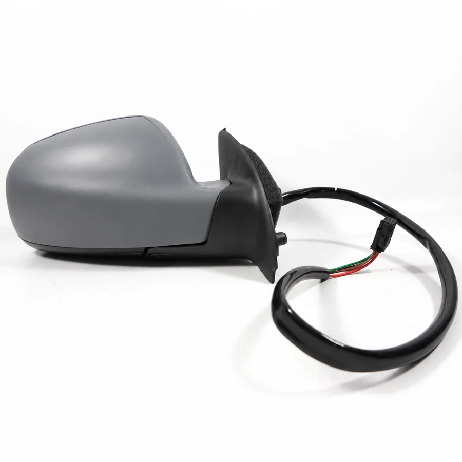 Peugeot 307 Right Heated Electric Complete Mirror Unit, Primed (2001–2009)