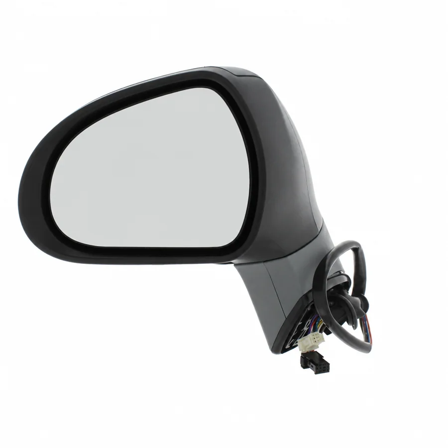 Peugeot 308 Left Heated Power Folding Complete Mirror Unit, Primed (2007–2015) — photograph 3