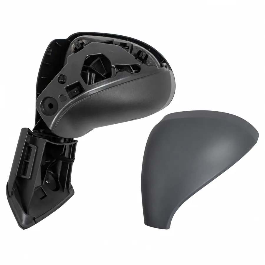 Peugeot 308 Left Heated Power Folding Complete Mirror Unit, Primed (2007–2015)